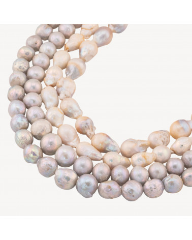 Perle Di Fiume Barocche Linea Economica Tonda Variegata MOD2167B-PERLE DI FIUME BAROCCHE LINEA ECONOMICA | Worldofjewel.com