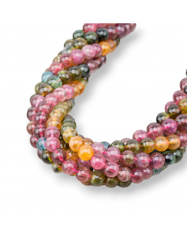 Tormalina Multicolor Prima Scelta 4A Tondo Liscio 6-6,5mm-TOURMALINE MULTICOLORE | Worldofjewel.com