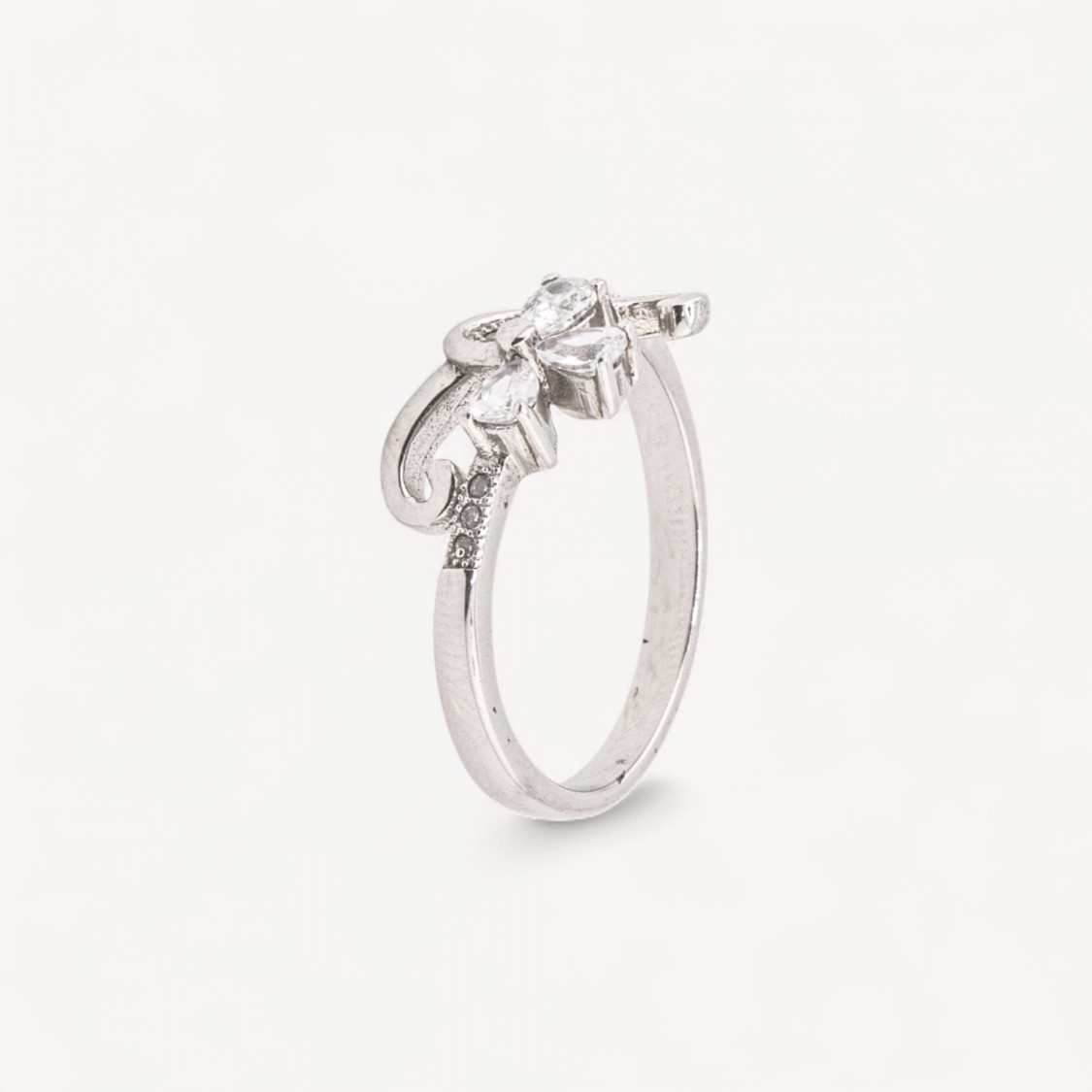 Anello Gioiello In Argento 925 Con Zirconi MOD.2742 15x20mm-BAGUES EN ARGENT 925 | Worldofjewel.com