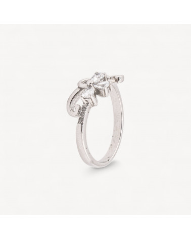 Anello Gioiello In Argento 925 Con Zirconi MOD.2742 15x20mm-BAGUES EN ARGENT 925 | Worldofjewel.com