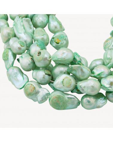 Perle Di Fiume Barocche Linea Economica Irregolare MOD.2277 Celeste-PERLES IRRÉGULIÈRES LIGNE ÉCONOMIQUE | Worldofjewel.com