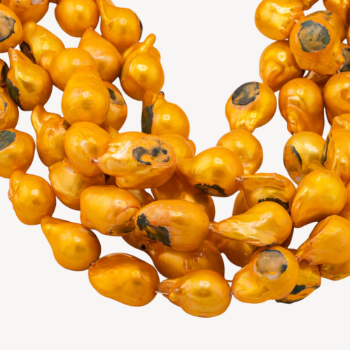 Baroque River Pearls Economic Line Irregular MOD.2277 Golden Sun