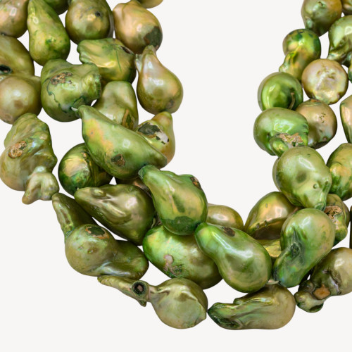 Baroque River Pearls Economic Line Irregular MOD.2277 Πράσινο