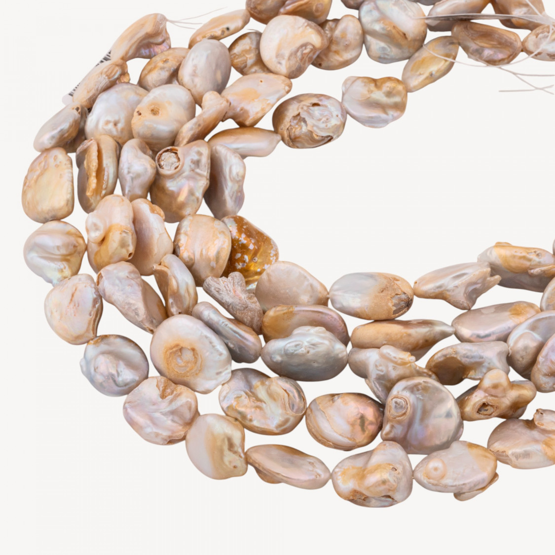Flache Barock-Flussperlen-Sparlinie-BAROQUE RIVER PEARLS ECONOMIC LINE | Worldofjewel.com