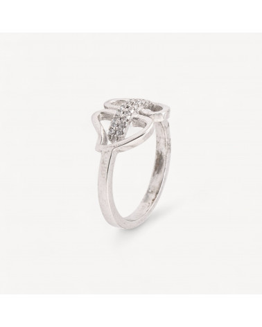 Anello Gioiello In Argento 925 Con Zirconi MOD.2742 1,2x10,4mm-ANELLI DI ARGENTO 925 | Worldofjewel.com
