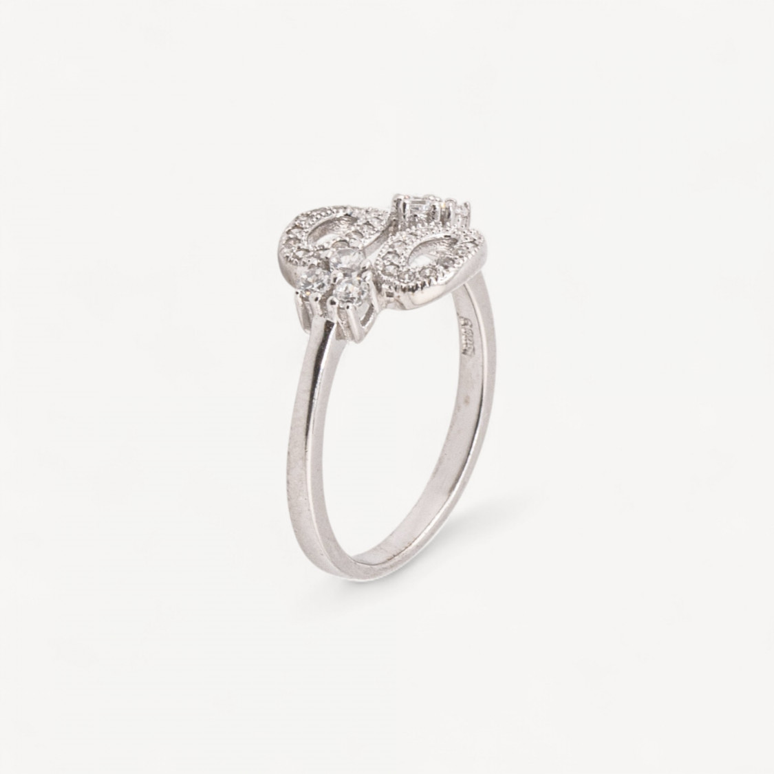 Anello Gioiello In Argento 925 Con Zirconi MOD.2742 2,2x11mm-ANELLI DI ARGENTO 925 | Worldofjewel.com