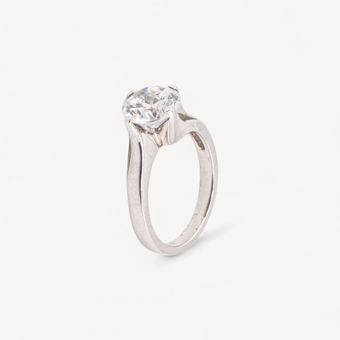 Schmuckring aus 925er Sterlingsilber mit Zirkonia, Modell 2742, 8 mm-RINGE AUS 925 SILBER | Worldofjewel.com