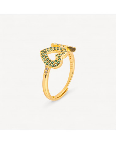 Anello Gioiello In Argento 925 Con Zirconi MOD.2742 10,3mm-BAGUES EN ARGENT 925 | Worldofjewel.com
