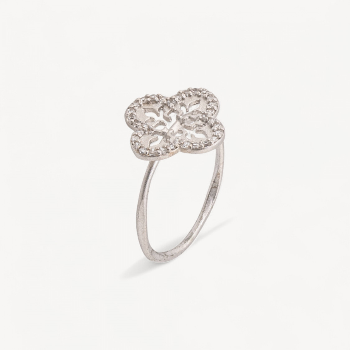 Anello Gioiello In Argento 925 Con Zirconi MOD.2742 14,5mm-BAGUES EN ARGENT 925 | Worldofjewel.com