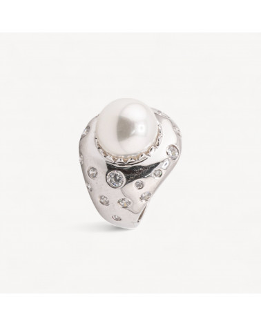 Anello Gioiello In Argento 925 Con Zirconi MOD.2742 9,4x12mm-BAGUES EN ARGENT 925 | Worldofjewel.com