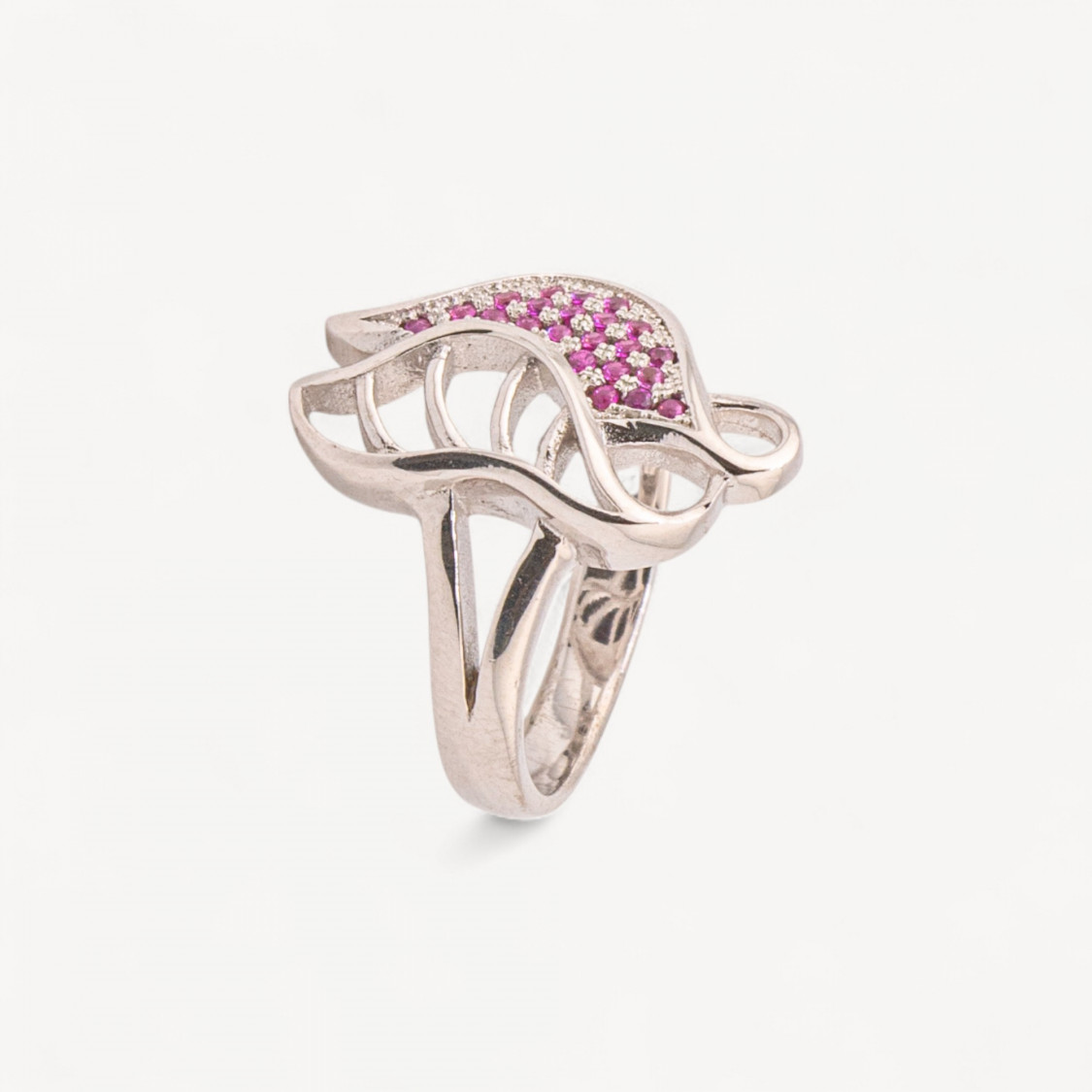 Anello Gioiello In Argento 925 Con Zirconi MOD.2742 9,4x12mm-ANILLOS DE PLATA 925 | Worldofjewel.com