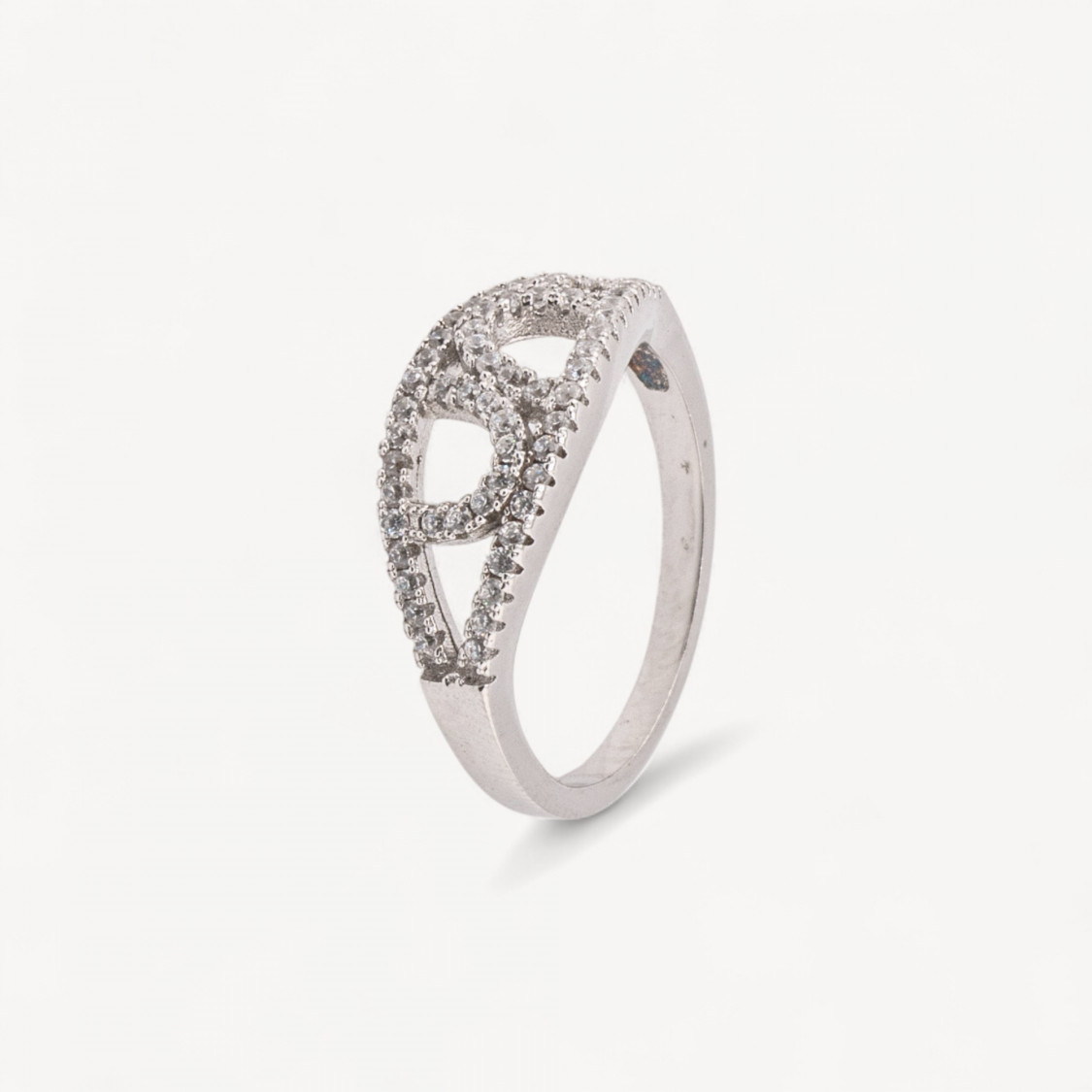 Anello Gioiello In Argento 925 Con Zirconi MOD.2742 9,4x12mm-RINGE AUS 925 SILBER | Worldofjewel.com