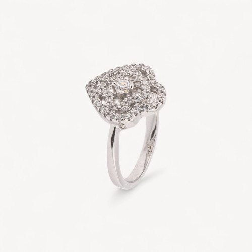 Anello Gioiello In Argento 925 Con Zirconi MOD.2742 14,7mm-ANELLI DI ARGENTO 925 | Worldofjewel.com