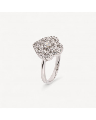 Anello Gioiello In Argento 925 Con Zirconi MOD.2742 14,7mm-ANELLI DI ARGENTO 925 | Worldofjewel.com