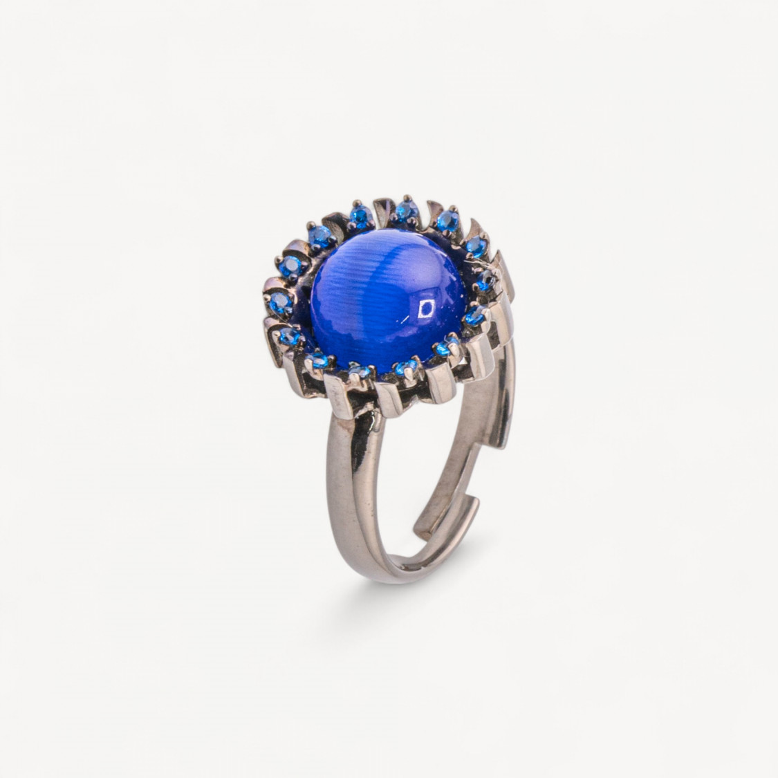 Anello Gioiello In Argento 925 Con Zirconi MOD.2742 15,8mm-ANELLI DI ARGENTO 925 | Worldofjewel.com