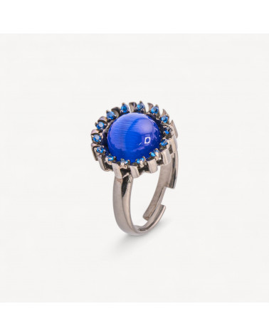 Anello Gioiello In Argento 925 Con Zirconi MOD.2742 15,8mm-ANELLI DI ARGENTO 925 | Worldofjewel.com