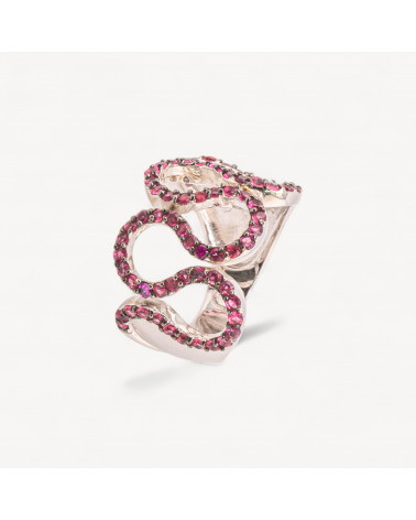 Anello Gioiello In Argento 925 Con Zirconi MOD.2742 15,4x21,6mm-ANELLI DI ARGENTO 925 | Worldofjewel.com
