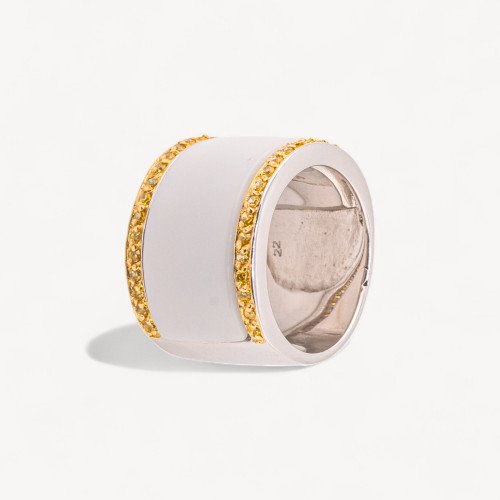 925 Silver Jewel Ring with Zirconia MOD.2742 14.7x22.3mm