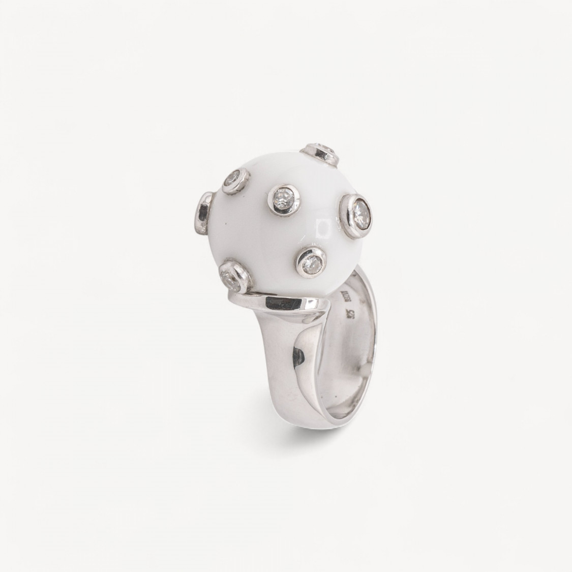 Anello Gioiello In Argento 925 Con Zirconi MOD.2742 21x20,3mm-RINGE AUS 925 SILBER | Worldofjewel.com