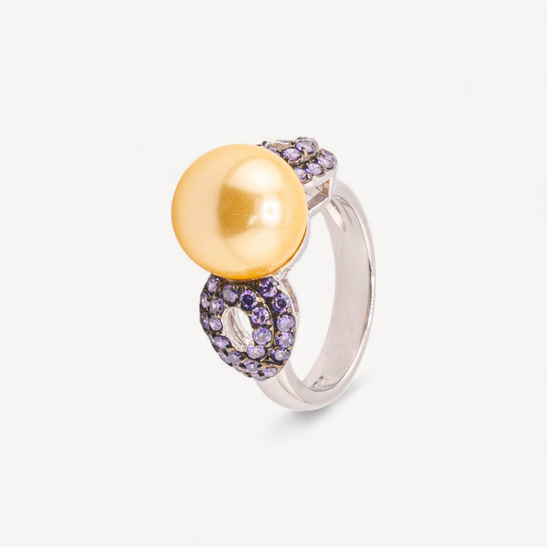 Anello Gioiello In Argento 925 Con Zirconi MOD.2742 9,4x12mm-BAGUES EN ARGENT 925 | Worldofjewel.com