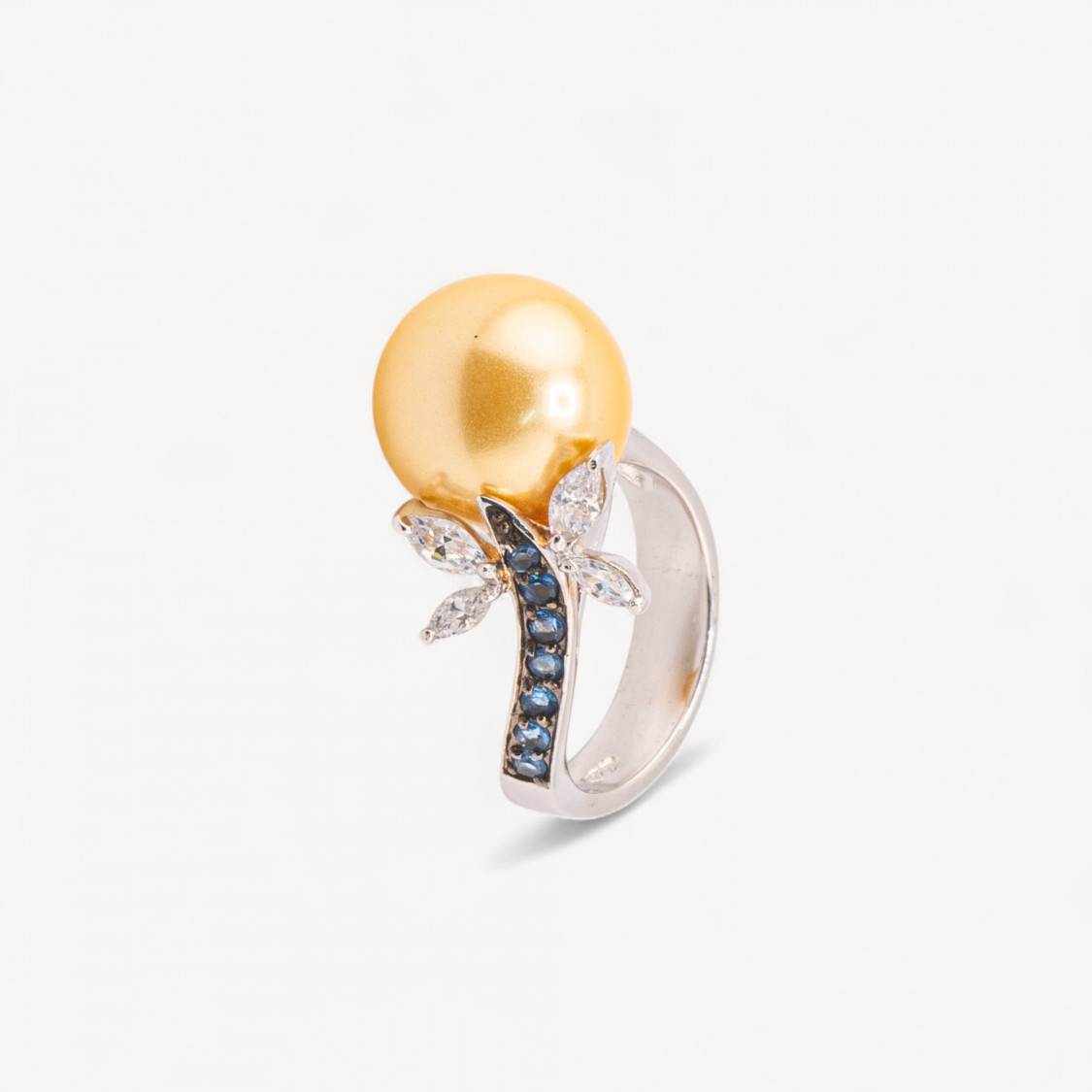 Anello Gioiello In Argento 925 Con Zirconi MOD.2742 13x19,5mm-ANELLI DI ARGENTO 925 | Worldofjewel.com