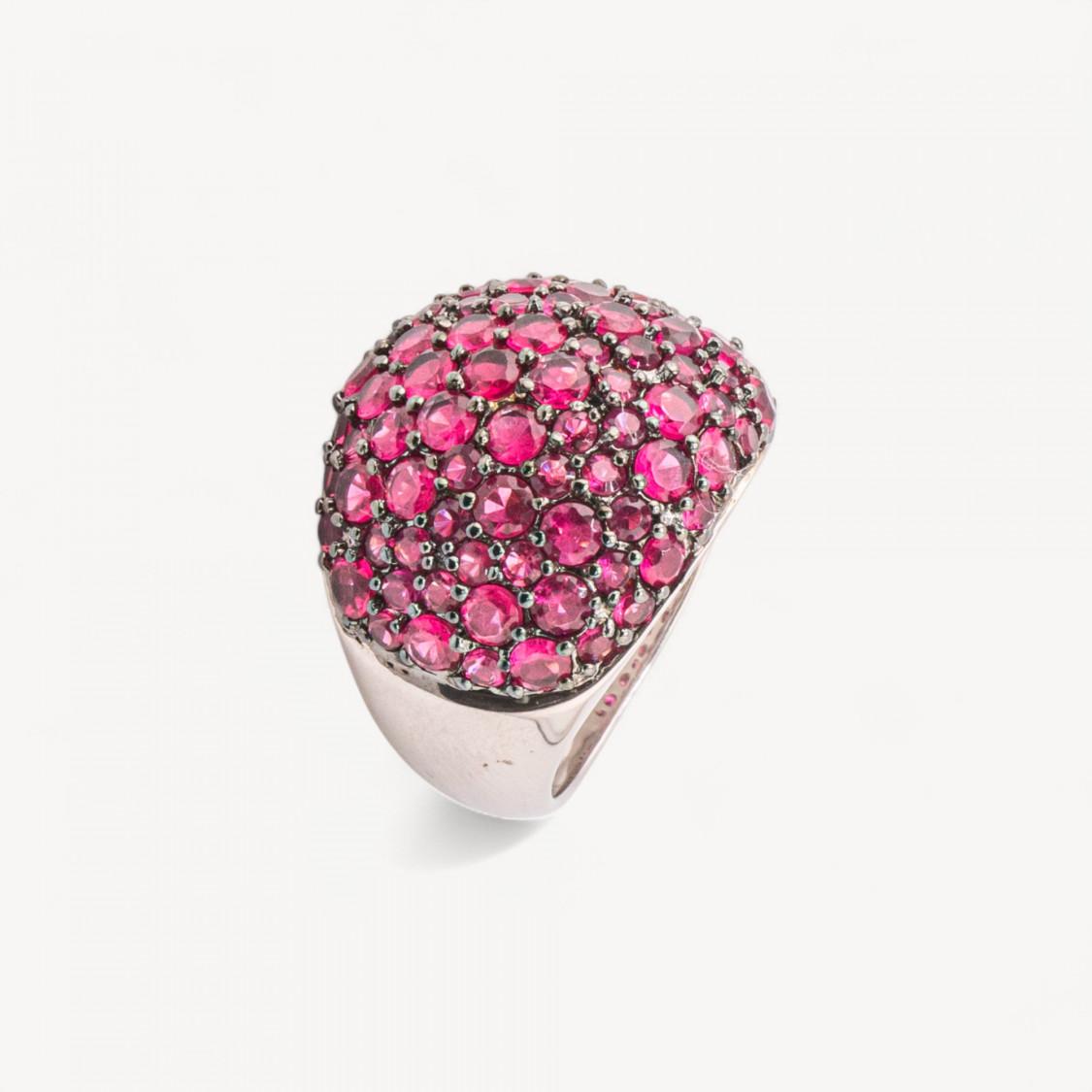 Anello Gioiello In Argento 925 Con Zirconi MOD.2742 18,6x23,3mm-ANELLI DI ARGENTO 925 | Worldofjewel.com