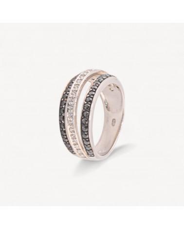 Anello Gioiello In Argento 925 Con Zirconi MOD.2742 9,4x12mm-RINGE AUS 925 SILBER | Worldofjewel.com