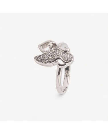 Anello Gioiello In Argento 925 Con Zirconi MOD.2742 15,3x19,4mm-RINGE AUS 925 SILBER | Worldofjewel.com