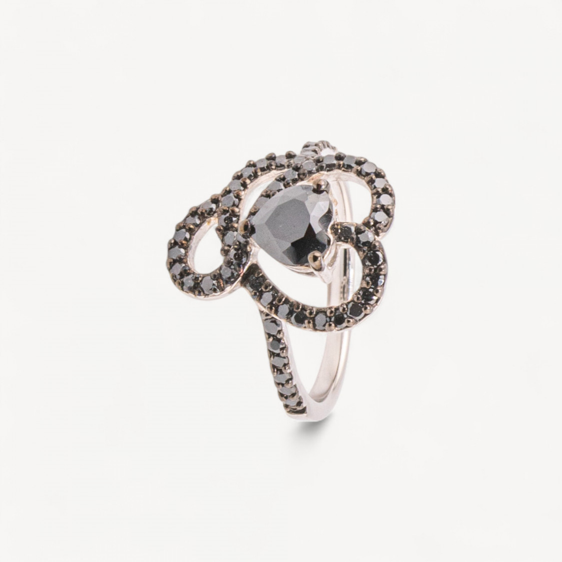 Anello Gioiello In Argento 925 Con Zirconi MOD.2742 16,4x20mm-ANELLI DI ARGENTO 925 | Worldofjewel.com
