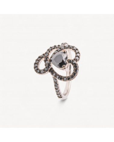 Anello Gioiello In Argento 925 Con Zirconi MOD.2742 16,4x20mm-ANELLI DI ARGENTO 925 | Worldofjewel.com