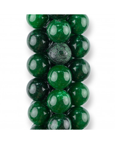 Giada Giadeite Colorata Linea Economica Tondo Liscio 10mm Verde Smeraldo Grezzo-LISCIO 10mm | Worldofjewel.com
