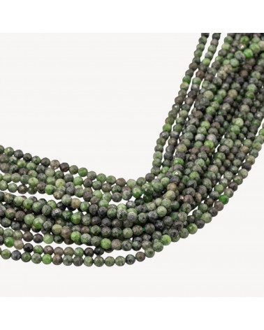 Giada Nefrite Verde Perline Diamond Cut 3mm-JADE | Worldofjewel.com