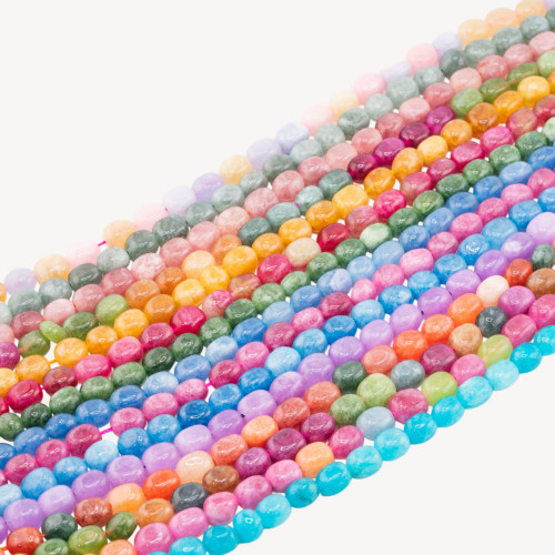 Λεία πέτρα νεφρίτης 8x11mm