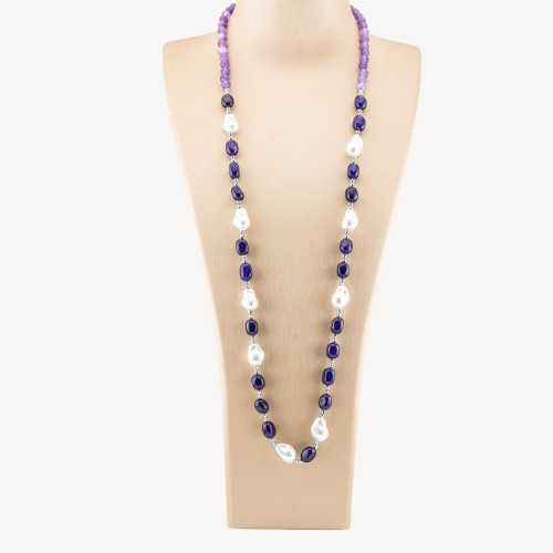 COLLANE DESIGN CON PIETRE NATURALI E PERLE | Worldofjewel.com