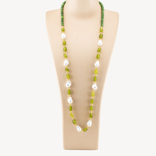 COLLANE DESIGN CON PIETRE NATURALI E PERLE | Worldofjewel.com