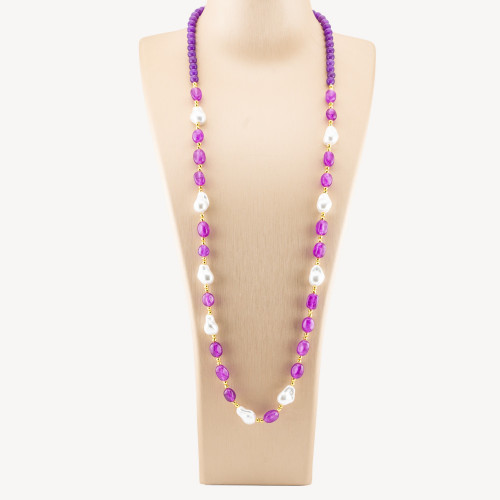 COLLANE DESIGN CON PIETRE NATURALI E PERLE | Worldofjewel.com