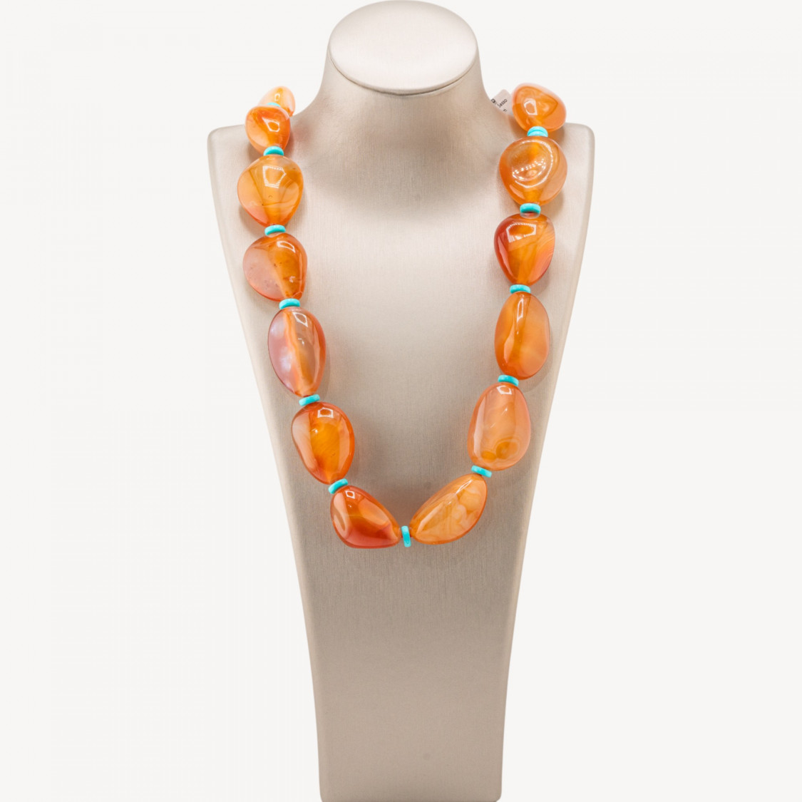 Collana Di Pietre Dure Sasso Burattato 22-28mm-COLLANE DI PIETRE DURE | Worldofjewel.com