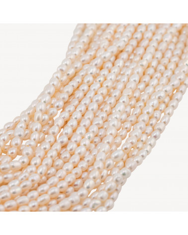 Perle Di Fiume Microperle Chicco Di Riso 3,0-3,5mm AAA Bianco-NATÜRLICHE SÜSSWASSER-FLUSS-MIKROPERLEN | Worldofjewel.com