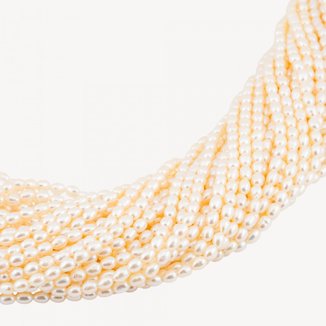 Perle Di Fiume Microperle Chicco Di Riso 3,8-4,2mm AAA Bianco-MICRO PERLES DE RIVIÈRE D'EAU DOUCE NATURELLES | Worldofjewel.com