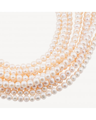 Perle Di Fiume Tonde Semiround 7,5-8mm AA+ Bianco-PERLES DE RIVIÈRE RONDES ET SEMI-RONDES | Worldofjewel.com