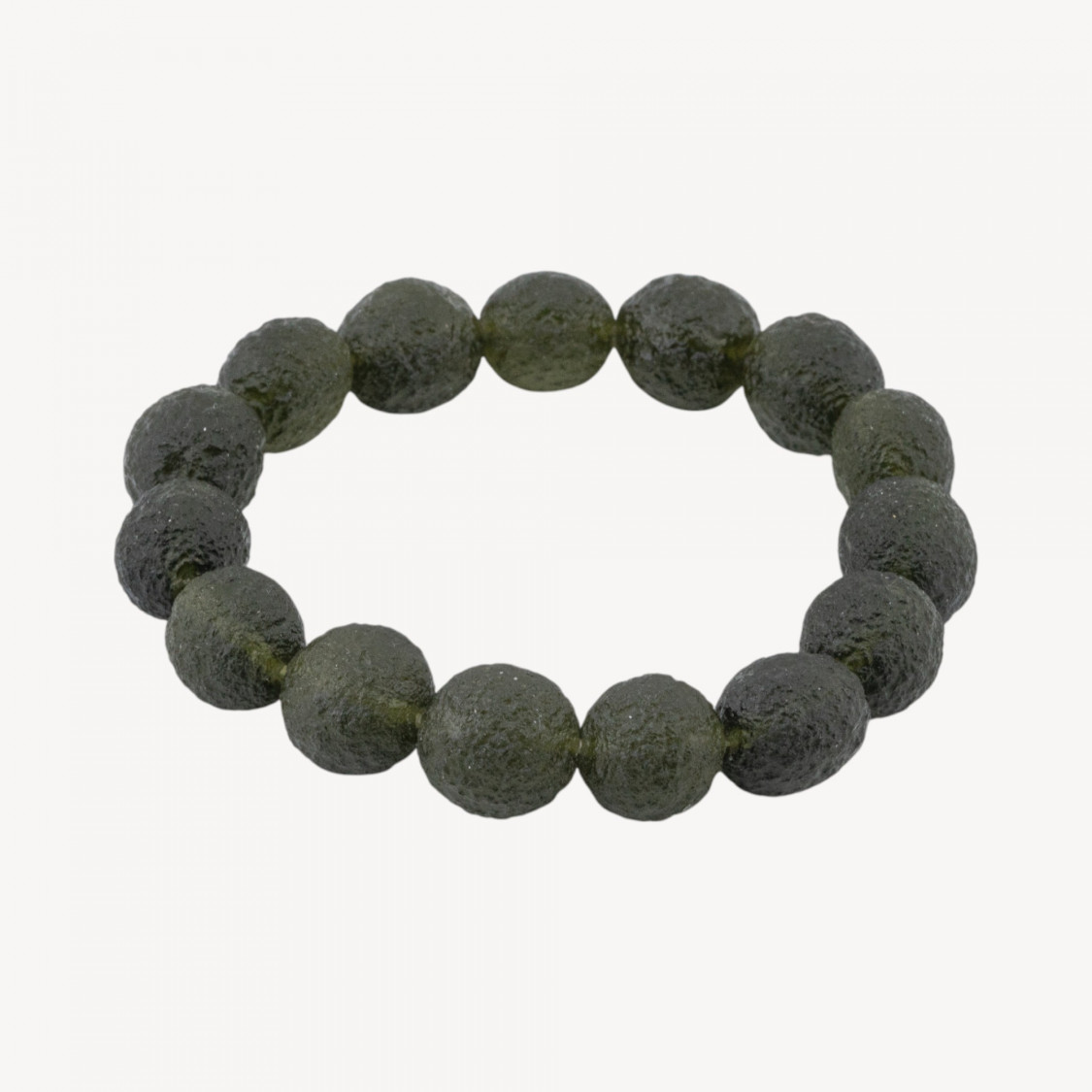Bracciale Elastico Di Muscovite (Martian Meteorite) 13-14mm-HARTE STEINE UND FLUSSPERLEN | Worldofjewel.com
