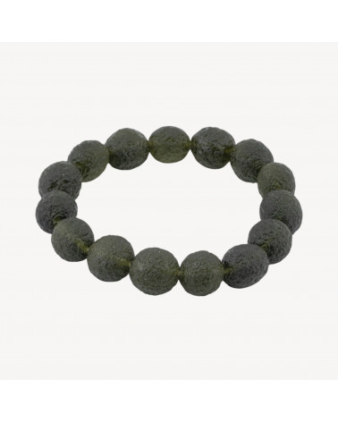 Bracciale Elastico Di Muscovite (Martian Meteorite) 13-14mm-HARTE STEINE UND FLUSSPERLEN | Worldofjewel.com
