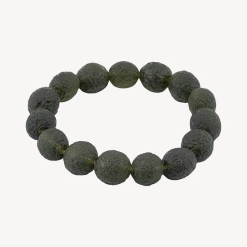 Elastisches Armband aus Muskovit (Marsmeteorit), 15 mm