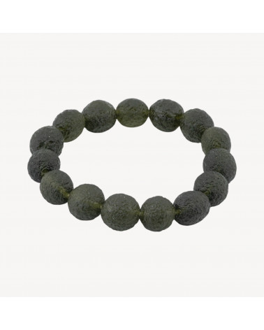 Bracciale Elastico Di Muscovite (Martian Meteorite) 15mm-PIERRES DURES ET PERLES DE RIVIÈRE | Worldofjewel.com