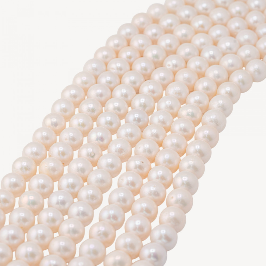 Perle Di Fiume Barocche Tondo Gradazione 11,5-12mm Bianco-PERLE DI FIUME BAROCCHE LINEA CLASSICA | Worldofjewel.com