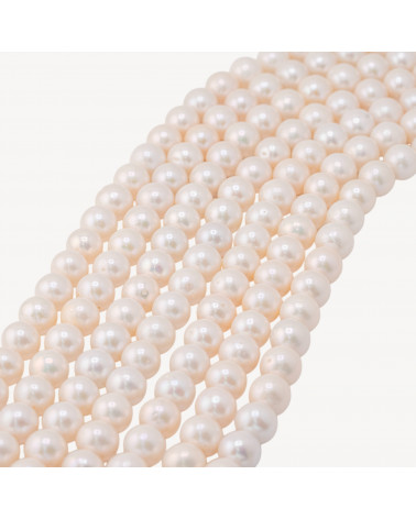 Perle Di Fiume Barocche Tondo Gradazione 11,5-12mm Bianco-PERLE DI FIUME BAROCCHE LINEA CLASSICA | Worldofjewel.com