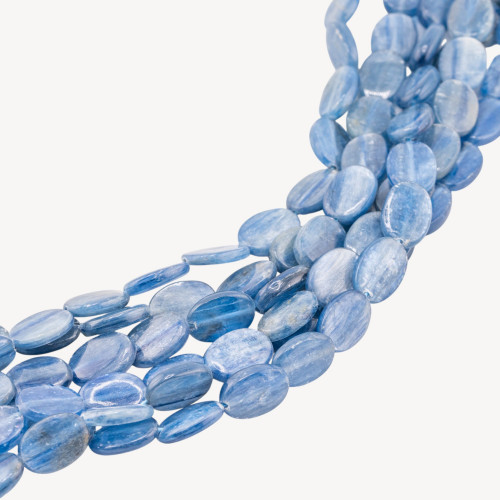 Flat Oval Kyanite 10x14mm