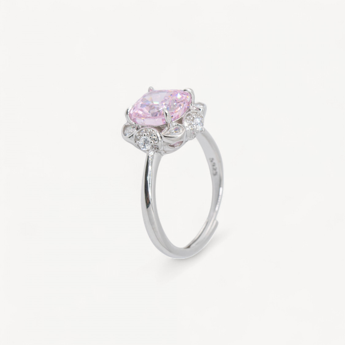 Anello In Argento Con Corindone MOD1499 Rosa-ΔΑΧΤΥΛΙΔΙΑ 925 ΑΣΗΜΙ | Worldofjewel.com