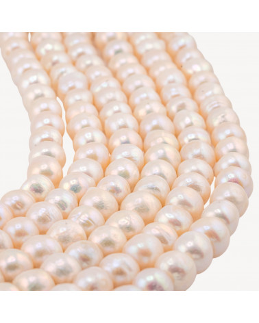 Perle di Fiume Cipolline Rondelle 11-12mm Bianche-CEBOLLAS REDONDAS DE PERLAS DE RÍO | Worldofjewel.com