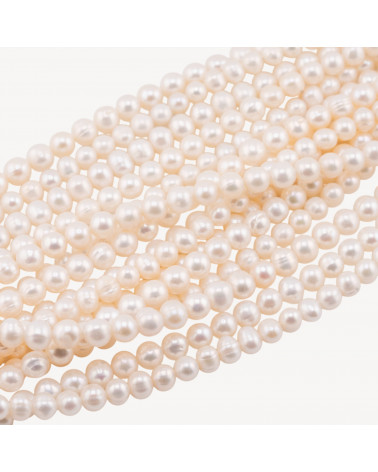 Perle Di Fiume Microperle Semiround A+ 4,5-5,5mm Bianco-MICROPERLAS NATURALES DE RÍO DE AGUA DULCE | Worldofjewel.com